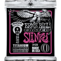 Ernie Ball 3123 Coated Super Slinky 9-42