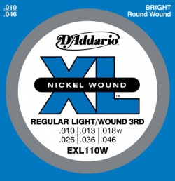 D'ADDARIO EXL110W  никель 010-046