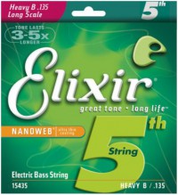 Струна Elixir 15435 Nanoweb Heavy Nickel Plated Steel B 135