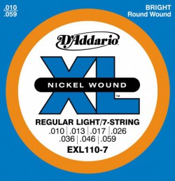 D'ADDARIO EXL110-7  никель 010-059