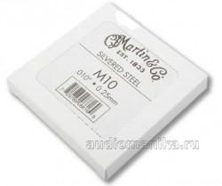Martin M10 Silvered Steel 010