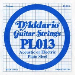 D'ADDARIO PL013 Отдельная струна 0.013