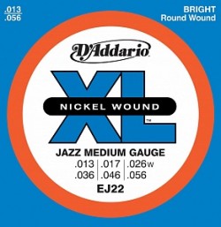 D'Addario EJ22 XL Jazz Medium 13-56