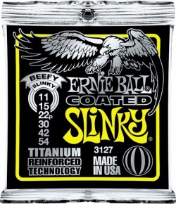 Ernie Ball 3127 Coated Electric Beefy Slinky 11-54