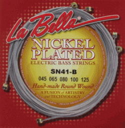 Струны для бас гитары LA BELLA SN41B.  045-125