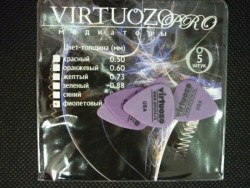 VIRTUOZO 01205-114, Набор 5 медиаторов, делрексr, цвет фиолетовый, ви