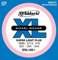 D'ADDARIO EXL120+  никель 0095-044