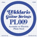 Струна D'Addario PL009 (1-ая)